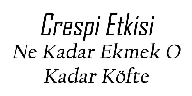 Crespi Etkisi nedir